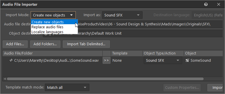 How to export soundbank from wwise